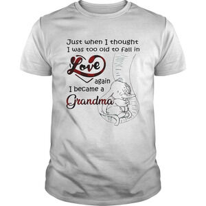 Just When I Thought I Was Too Old To Fall In Love Again I Became A Grandma Shirt
